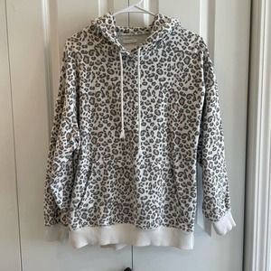 American Eagle Cheetah Forever Oversized Hooded Sweatshirt